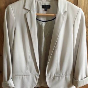 Topshop nude blazer